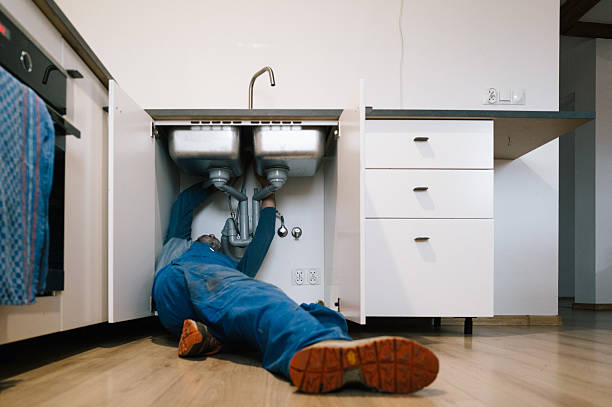 Professional Drain Cleaning technician working in University Place, WA